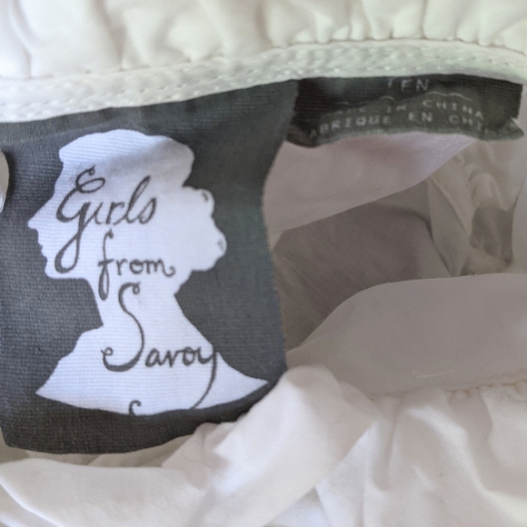 Anthropologie Girls fromSavoy Bird Ruffle Dress 10 - Picture 8 of 9